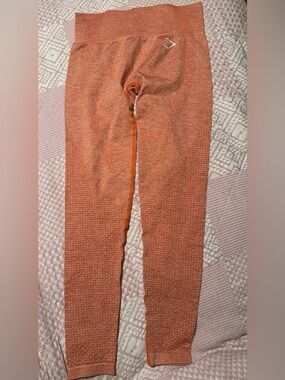 Gymshark Orange Seamless High-Waist Leggings